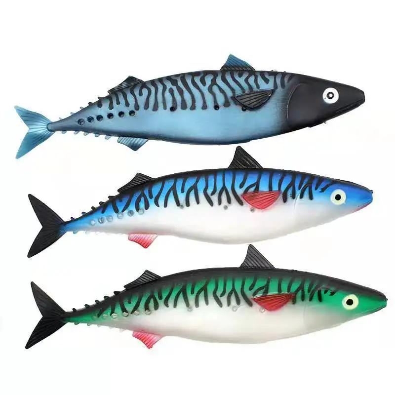 28cm 67g Swimbait Mackerel Big Game Rubber Soft Fishing Lure Buy Hollow Body Belly Swim,Soft