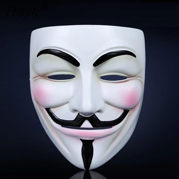 V For Vendetta Anonymous Guy Fawkes Resin Fancy Cool Costume Cosplay ...