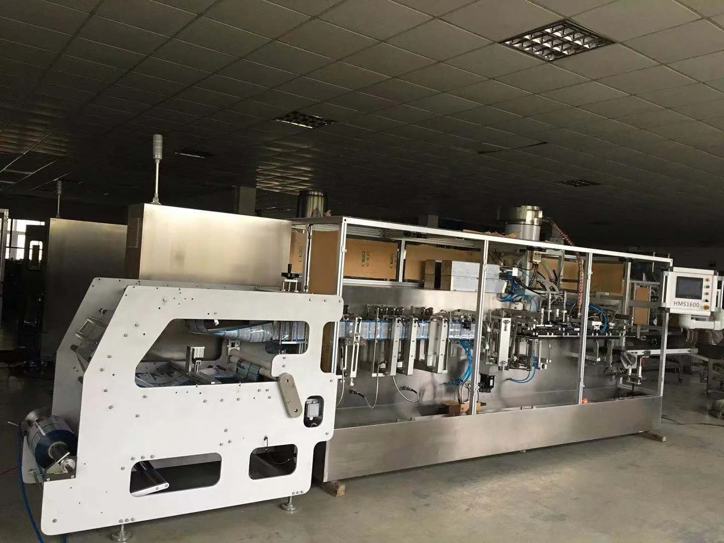 Новая высококачественная упаковочная машина для мешков в саше, на молнии