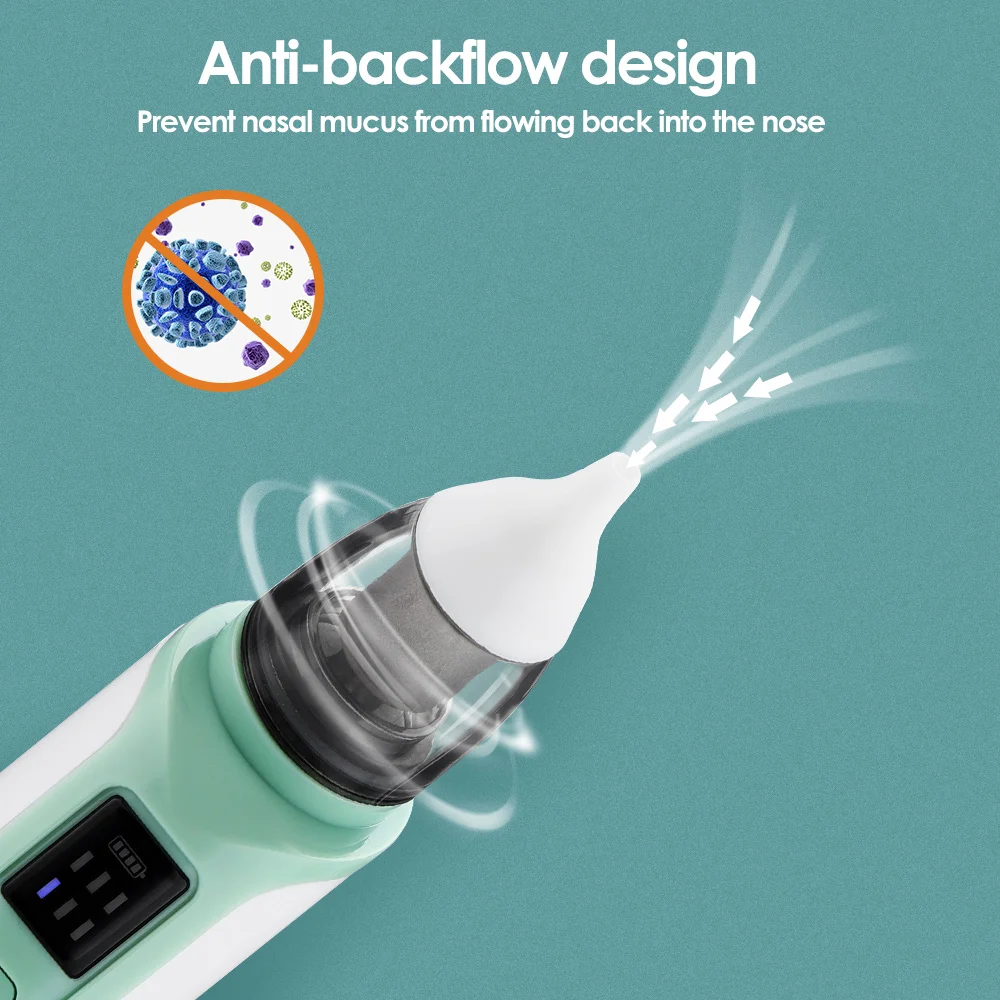 Custom Logo Smart Electric Baby Nose Suction Cleaner Electric Nasal Aspirator with Logo