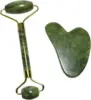 Verde oscuro (rodillo de jade + Gua Sha)
