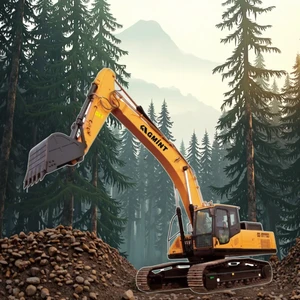 Large Doosan Excavator Hydraulic Crawler Big Excavador Excavator Machine