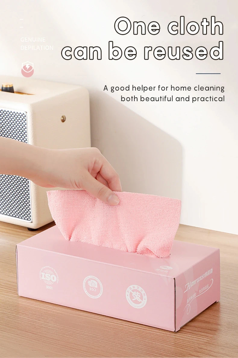 Strong Absorption Quick Dry Microfiber Cleaning Cloths Disposable ...