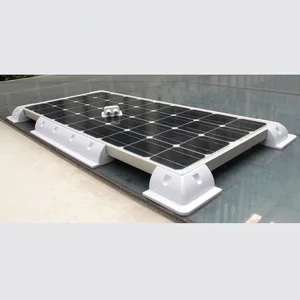 ABS White Plastic Mounting Brackets Solar PV Brackets for Caravan/RV/Yacht