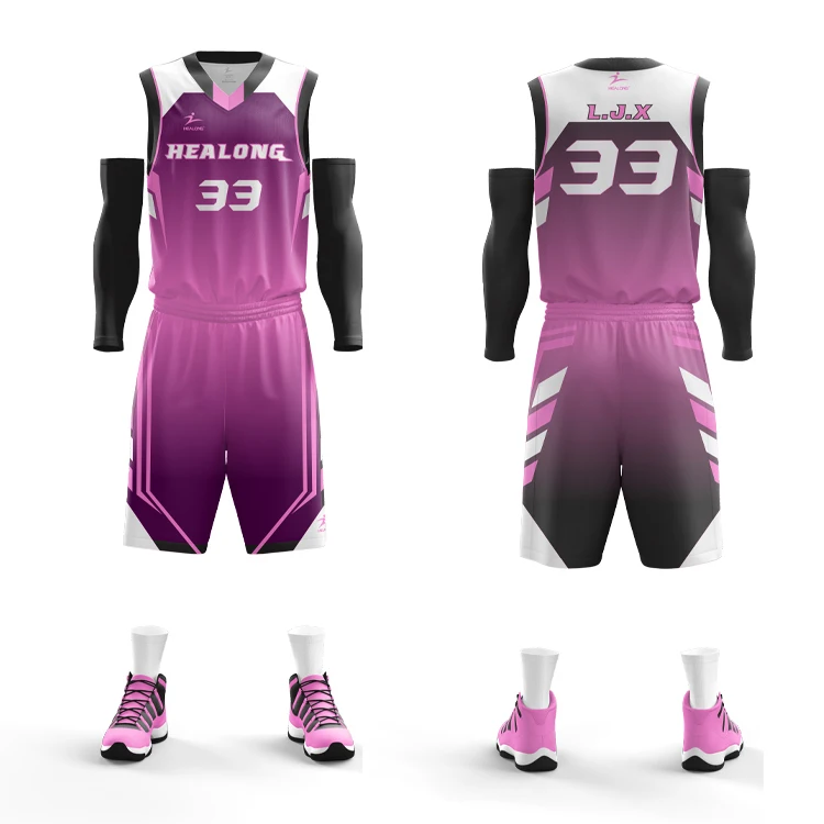  Custom Basketball Jersey Printing Your Name Number Basketball  Suit for Men Women Youth S-5XL (10_Purple-hot Pink-White) : Clothing, Shoes  & Jewelry