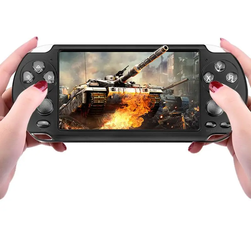 X9-S Portable Retro Handheld Game Console Portable 5.1-inch Video children's Games Player With Camera Mp4 Player Support TF Card