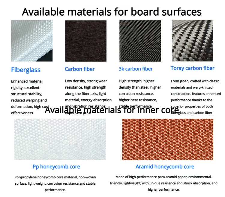 product high quality portable pickleball paddle for children score shapes 14mm 16mm training edgeless raw carbon fiber surface honeycomb-3