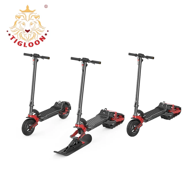 3 Modes Switching All Terrain Mode 11inch Air Tyre Riding Snow Depth 150mm Smart Electric Snow Scooter