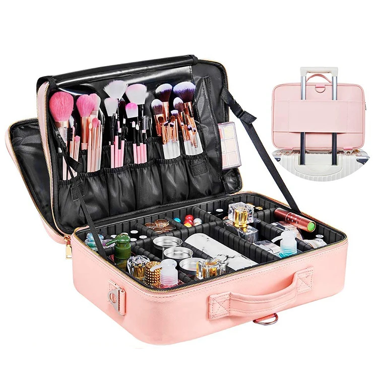 Custom Travel Makeup Cosmetic Case Bag Wholesale Small Mini Canvas ...