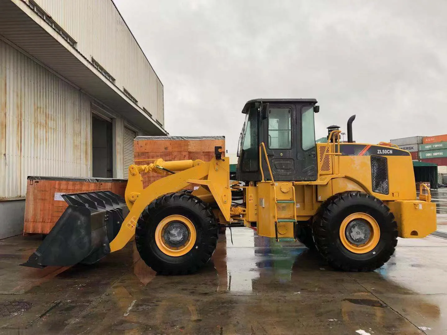 Cheap price 5 ton front loader ZL50CN ZL50GN 855H 856H wheel loader hot sale in Africa
