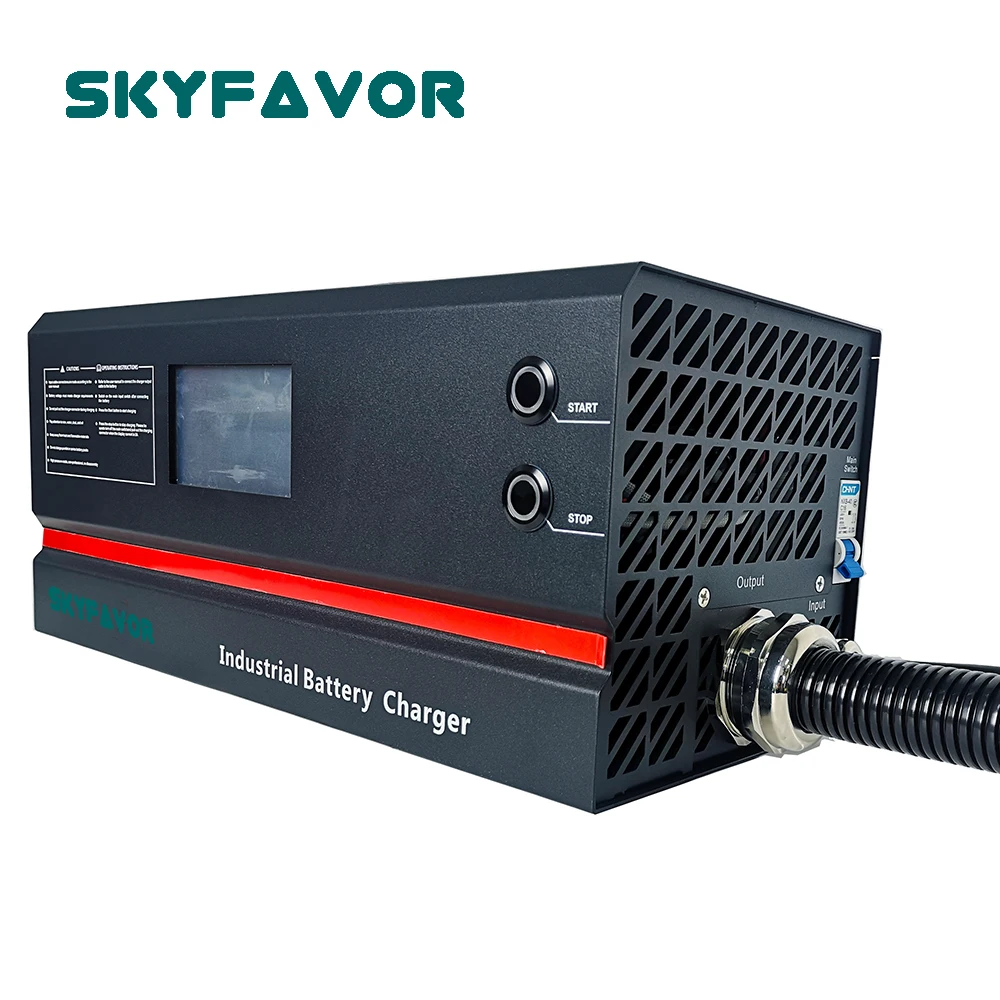 Multifunctional Intelligent Adjustable 24V Batteries Charger 24V 100A  Automatic Battery Charger for 24 VOLT with Touch Screen