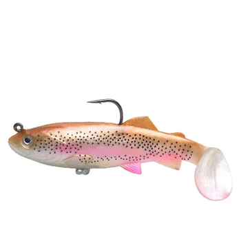 High Quality 19.5cm/135g T-Tail Rainbow Hard Bait for Bass Freshwater Fish Midwater Baits for Stream River Lake Fishing PVC – Hard Lure – view 4