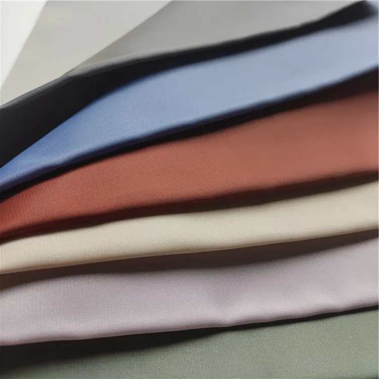 Custom TR Polyester and Viscose Twill Fabric Rayon Twill Fabric for Garment Suit Coat Jacket Lining