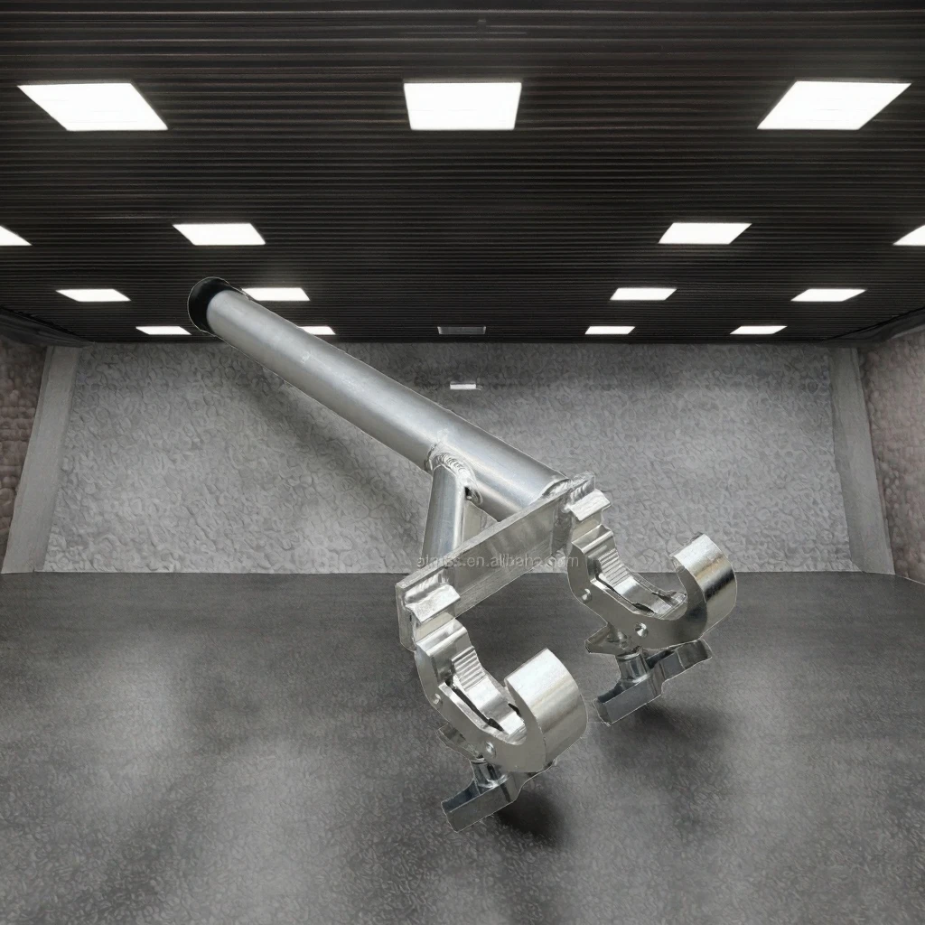 product aluminum double clamp lighting hook truss event lighting metal material display durable alloy construction404-4