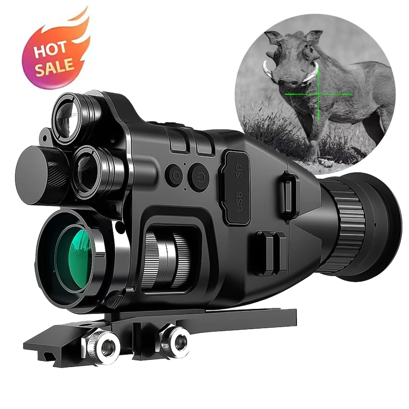 NV789 Digital Night Vision Scope 1-8X Zoom, 1920*1080 Resolution