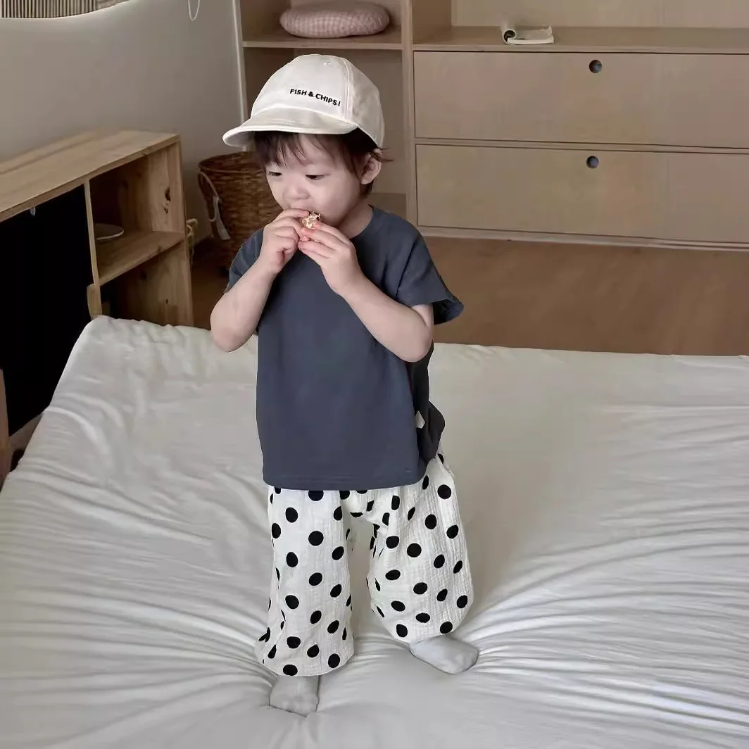 Shop Korean Style Short Sleeve Toddler Boy Summer Outfit