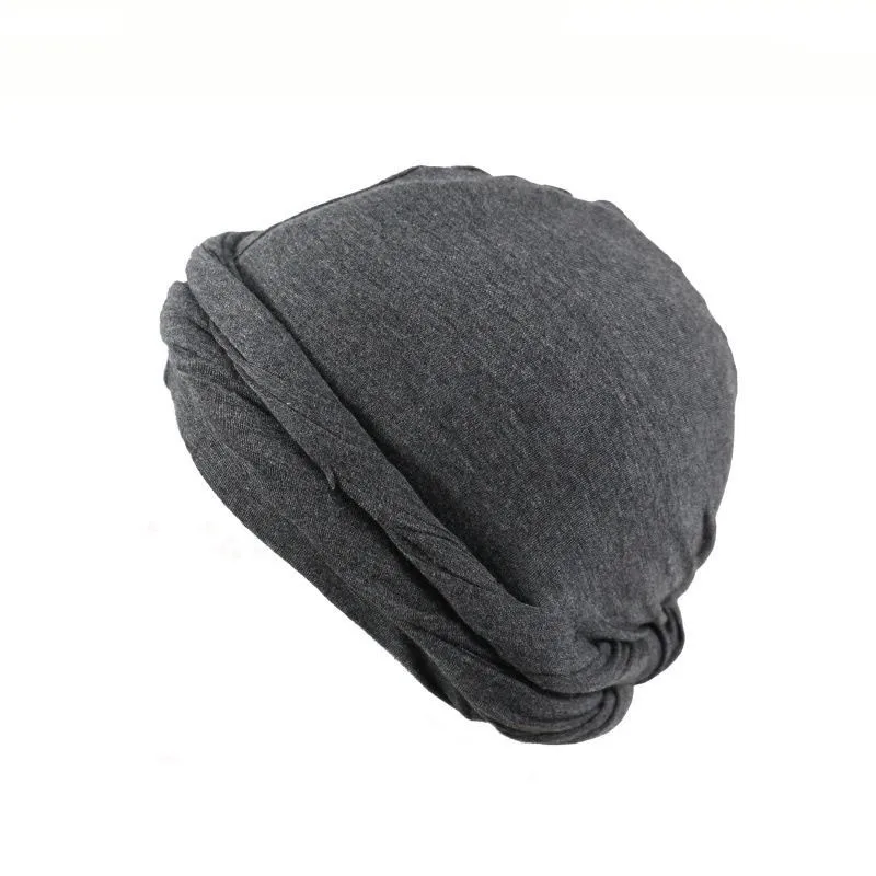 Fashion Soft Stretch Bonnet Beanie Cap Dome Wave Cap India Hat Head ...