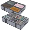 4-grid under-bed storage bag