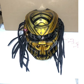 Hunter  Para Motorcycle Helmet Stylish Motorcycle Full Helmet Outdoor Helmets predator alien Cool Predator Yautja Mask Capacete