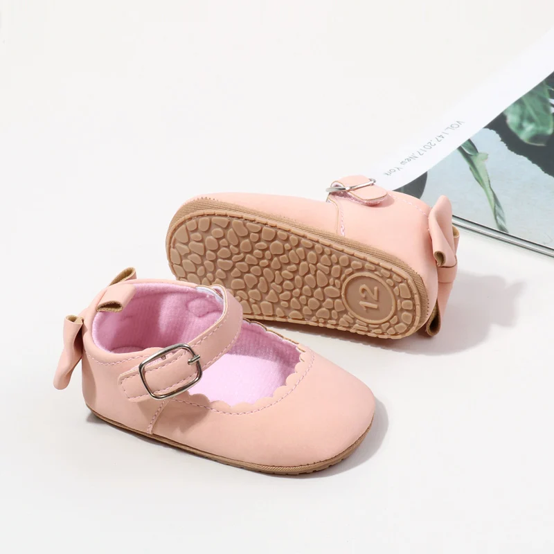 Factory Directly Beautiful Fancy Baby Girls Shoes Soft Sole Newborn Infant Shoes for Girls Cute Bowknot for Toddler Girls factory