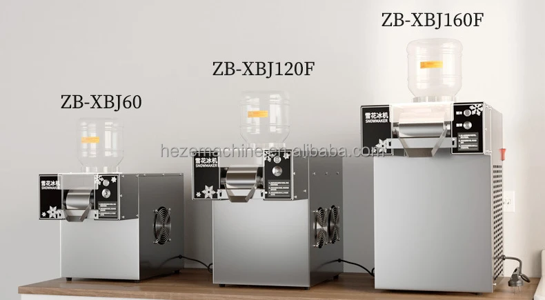 Best Selling Easy to Operate Snowflake Ice Maker Imported Compressor Wholesaler Price Bingsu Snow Ice Machine