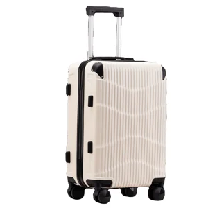 DIZHEN Professional Foreign Trader OEM Logo Small Square Design 22 Inch High Quality ABS+PC Suitcase Travel Luggage
