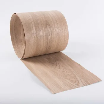 Wholesale of natural wood veneer with elm pattern and straight grain AAA0.45mm decorative veneer wood veneer by manufacturers