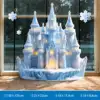 Decoraciones de cumpleaños - Tablero KT de castillo de hielo y nieve