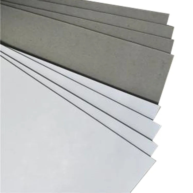 Industrial Use Moisture Proof Single Side Coated Grey Back Duplex Board Paperboard