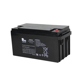 Solar Rechargeable leadacid battery AGM technology 12V65Ah Battery  For OEM