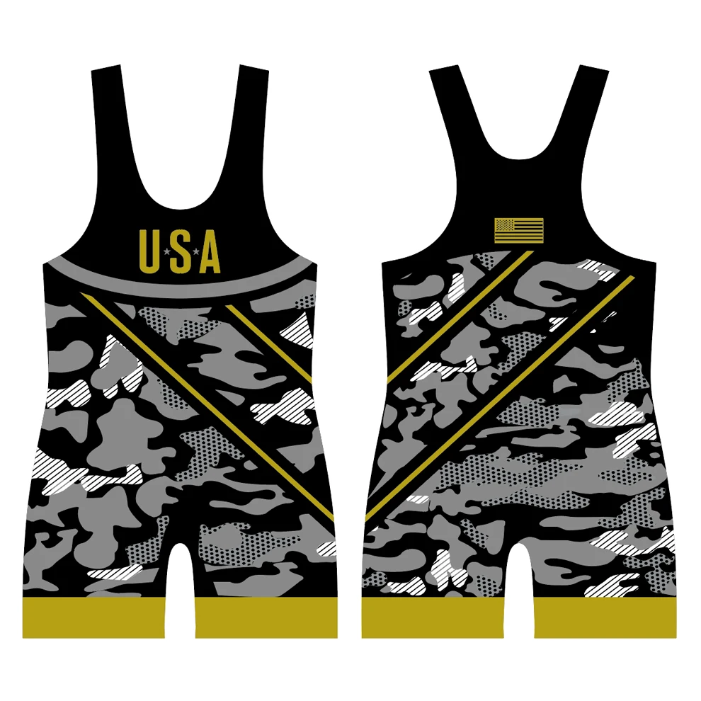 Custom Pro Polyester Wrestling Singlets