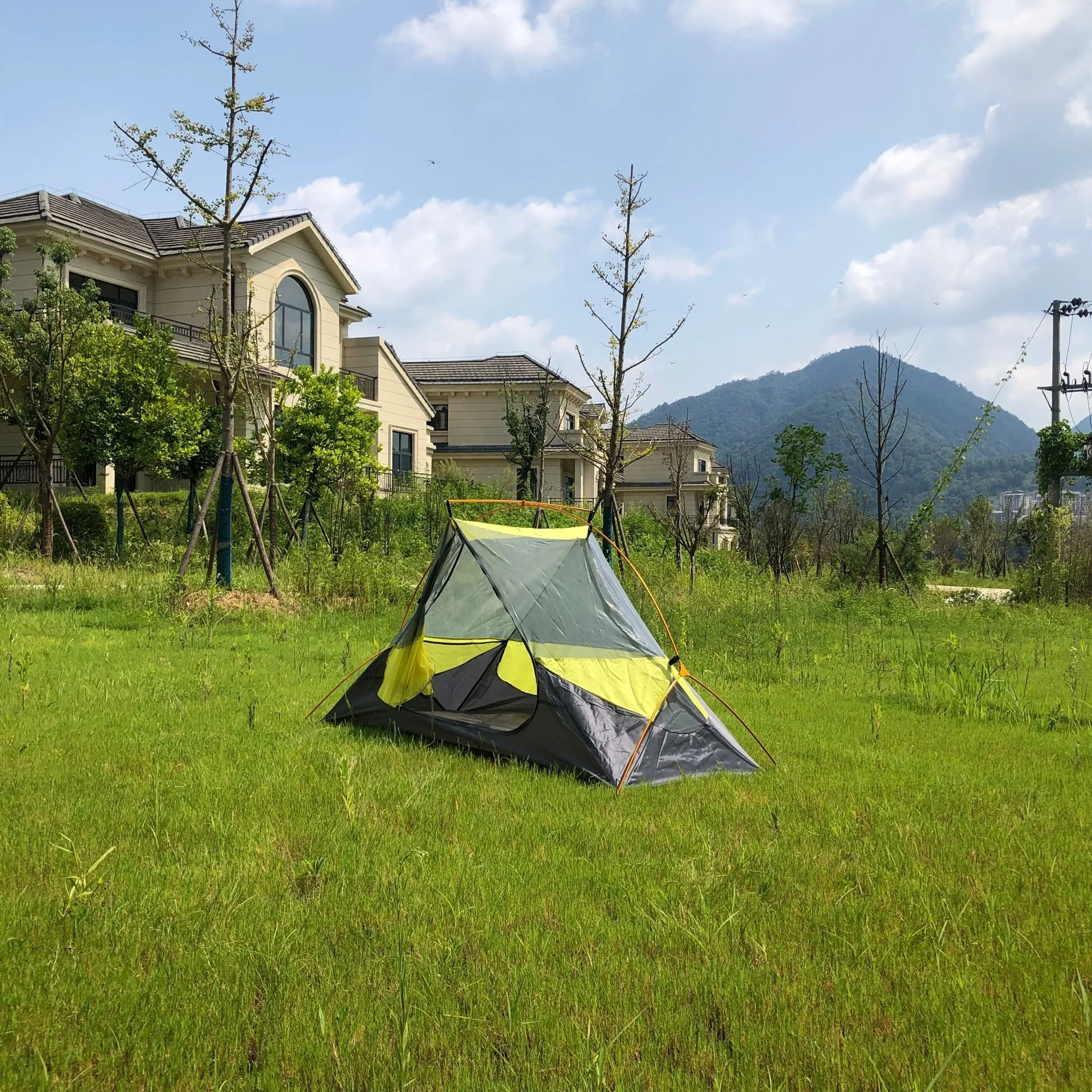 Yellow Color Hubba Hubba Nx 1 Person Lightweight Backpacking Tent,Czx-341 Yellow Camping Tent Come With Matched Footprint - Buy Tent,Msr Hubba Hubba Tent,Msr Product on Alibaba.com