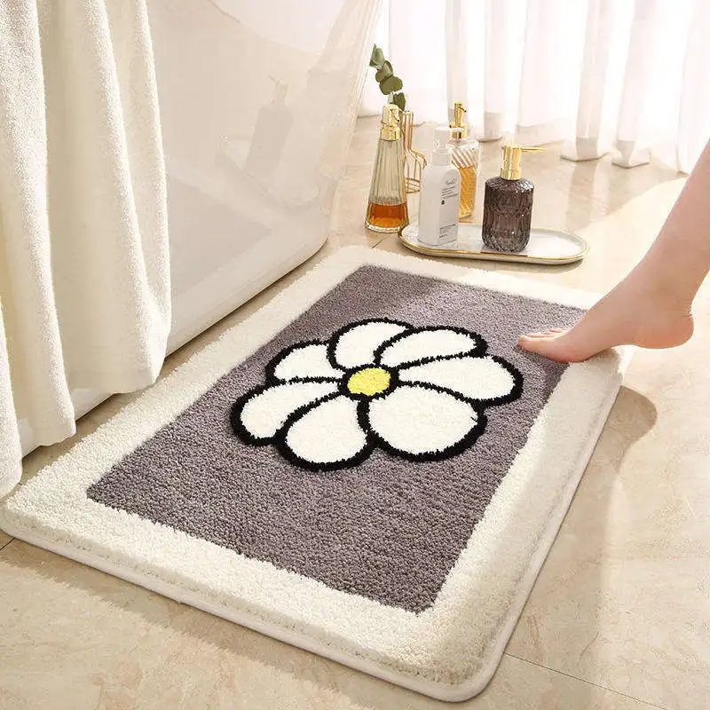 Environmental Protection TPR Backing High Quality Non Slip Mat Living Room Bedroom Washable Mat Bathroom Rugs