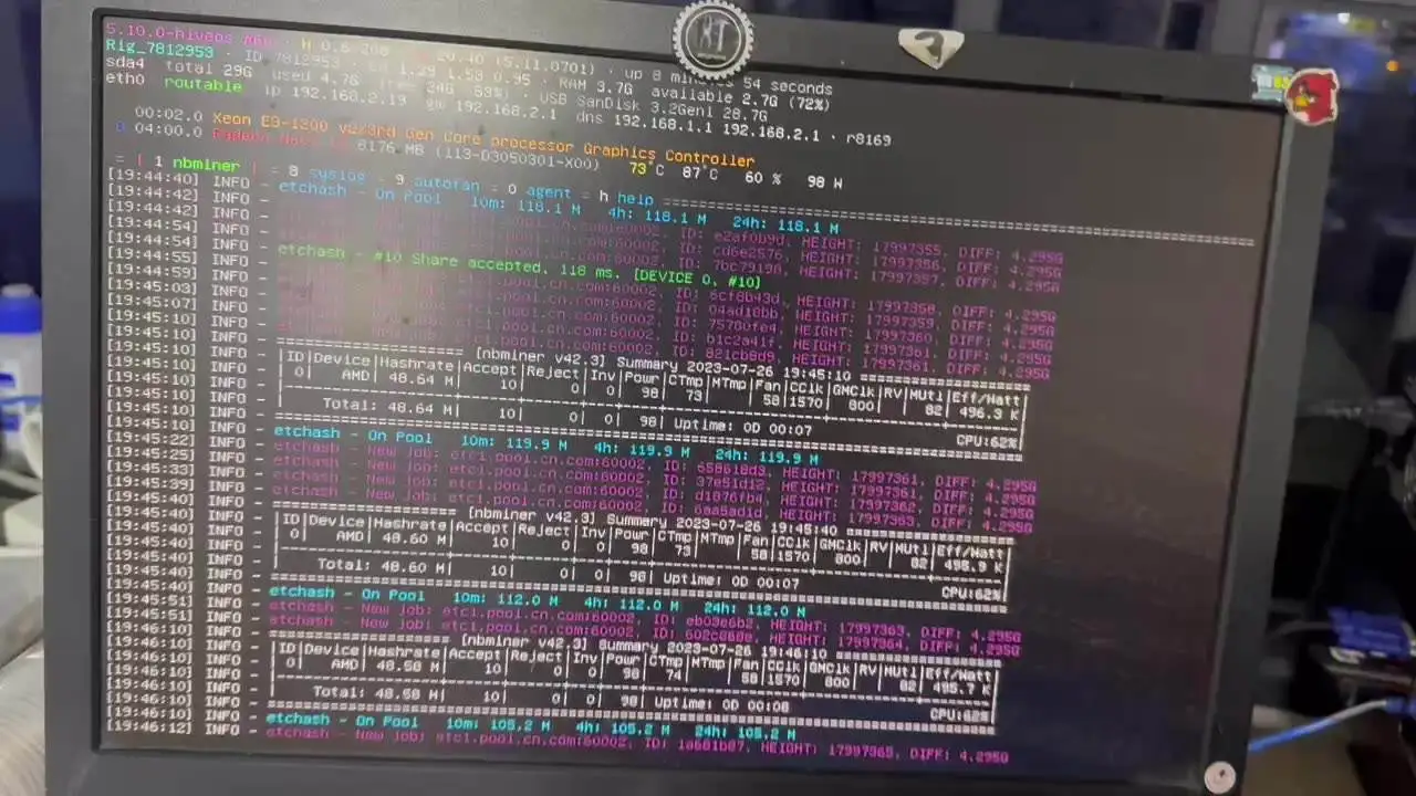 Bc 160 Graphics Card Mining Hashrate Bc-160 AMD Bc-160 8GB