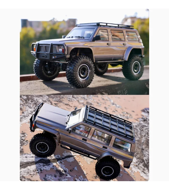 HOSHI Yikong YK4107 4WD RC Truck - Big Remote Control Car with LED