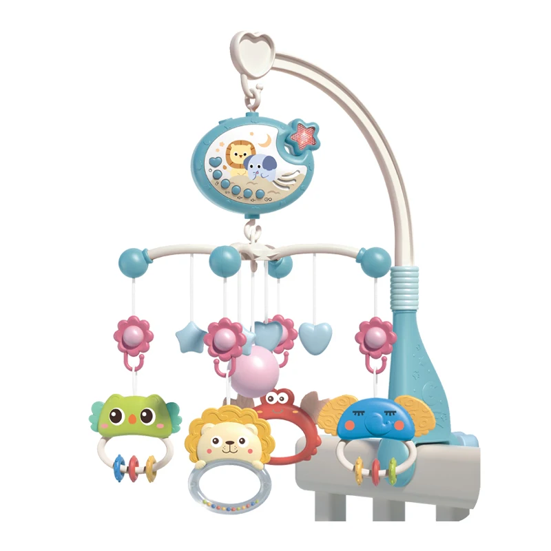 Baby Toys Kids Musical Baby Crib Mobile with  Projector Night Light