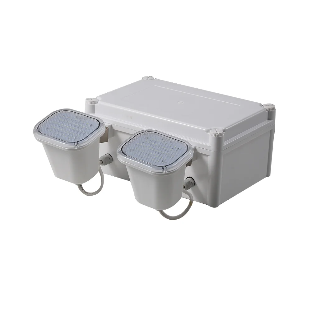 High Lumen 2x6W LED Twin Spot Emergency Light with 3-Year Warranty and 50000 Hours Lifespan