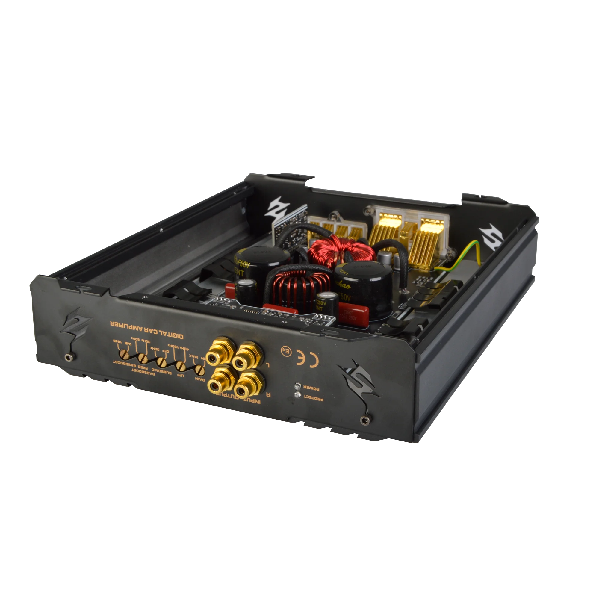 product d600 monoblock car amplifier 600w class d with line controller for car audio featuring crossovers-2
