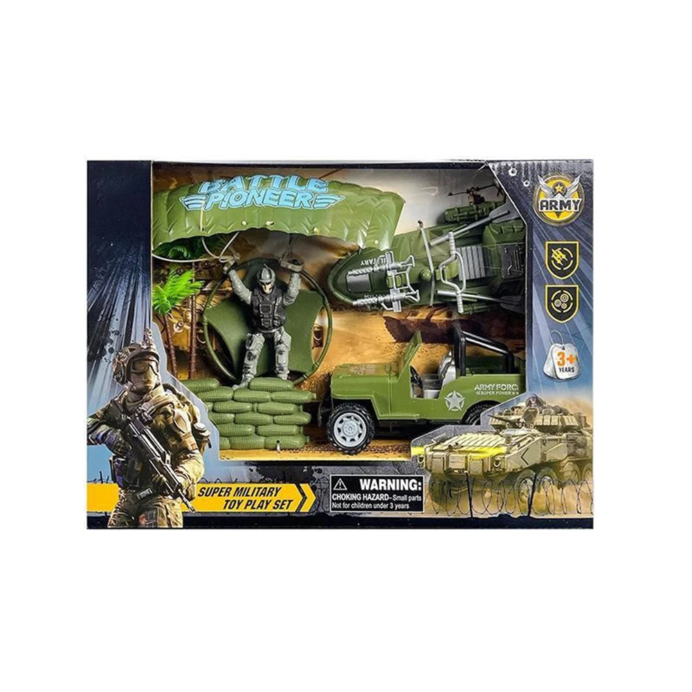 Военная серия сцена битвы Армия Мужчины игрушки солдаты ролевые игры для детей
