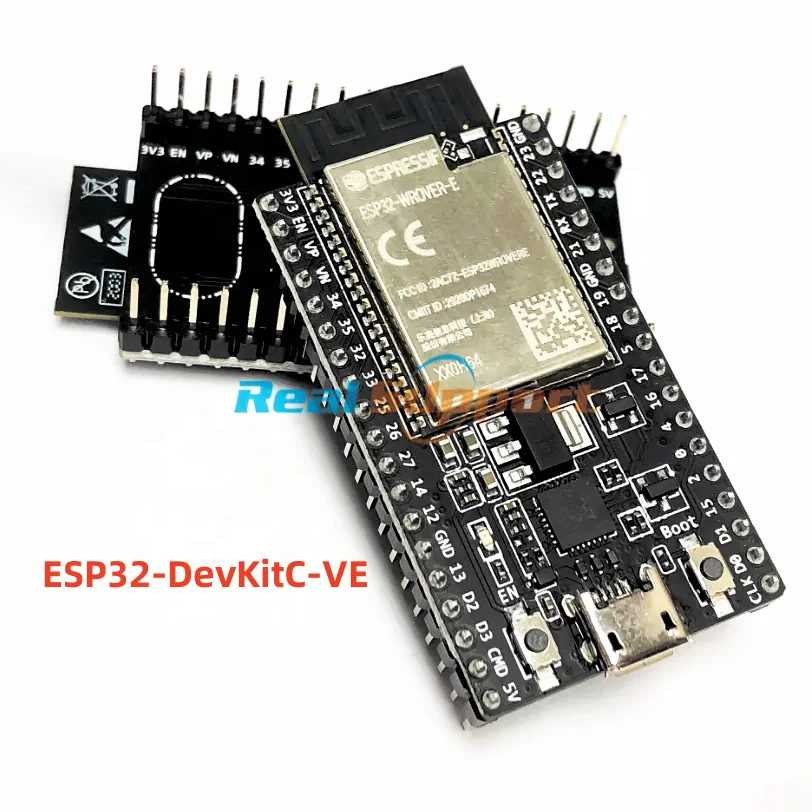 Esp32-devkitc-ve-n8 With Esp32-wrover-e Wireless Module Esp32-devkitc ...