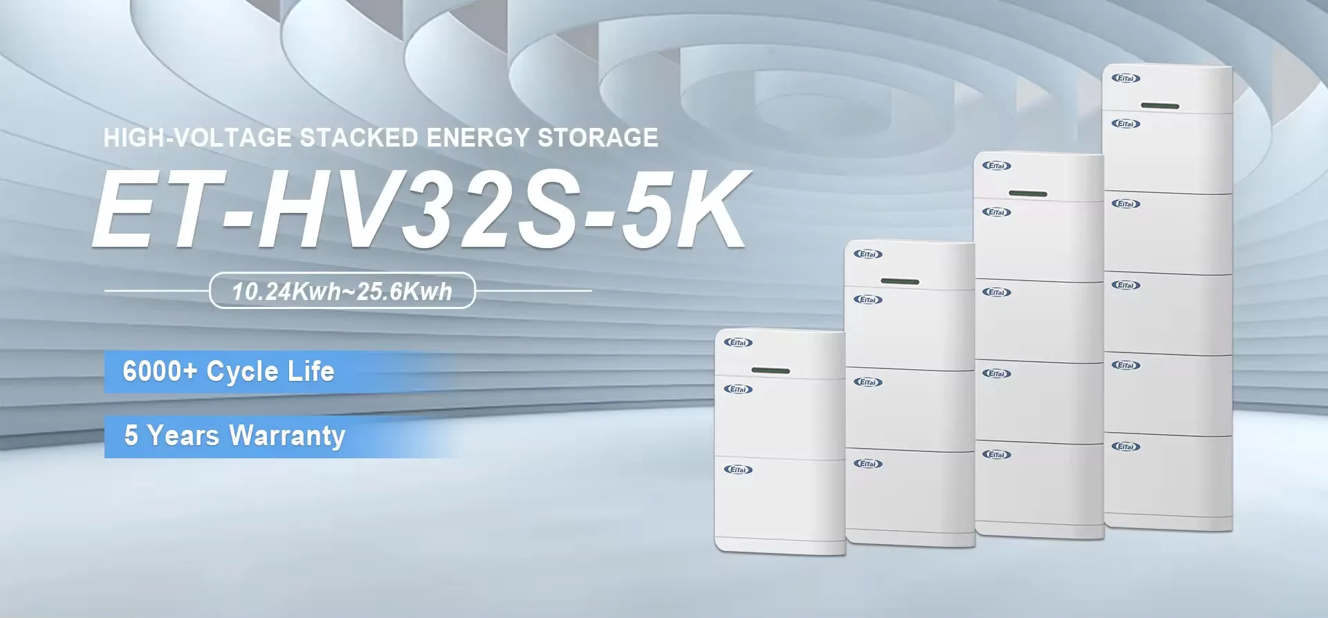 Eitai Commercial High Voltage Energy Storage Battery System Lifepo4 Ess ...