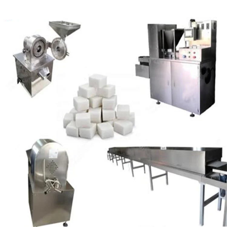 Sugar Cube Lump Sugar Processing Production Line / Sugar Cube Making