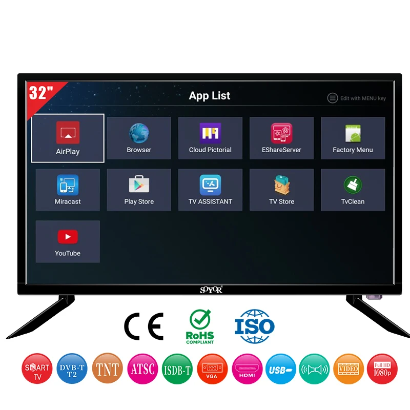 Tv 32 Inch LED TV Smart TV FHD Resolution Television