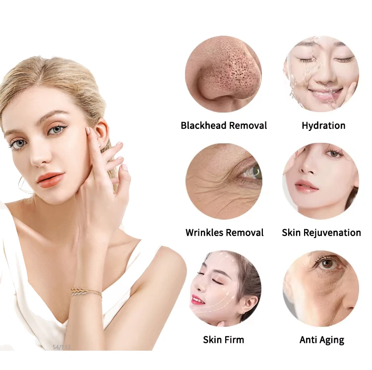 Beauty Personal Care Equipment Pore Cleaning Blackhead Removal Exfoliating Face Scrubber Electric Machine