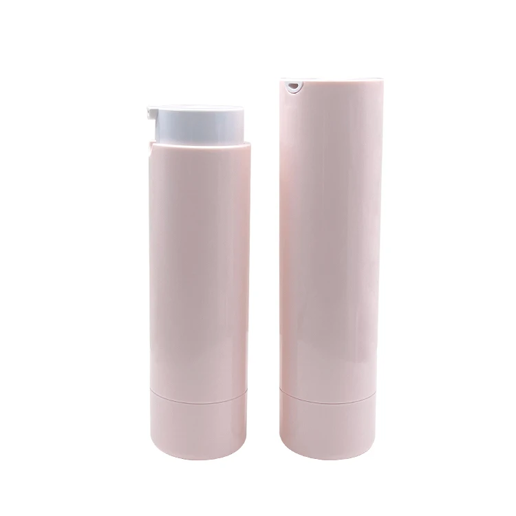 Twist airless bottle 30ml 50ml lotion cosmetic packaging cream pump bottle with replaceable inner bottle