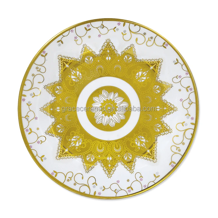 47piece 72pieces China Dinner Set Gold Royal Luxury Dinnerware Sets