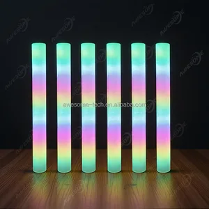 Wholesale Rgb Cheering Glowing Light up Party Led Foam Sticks for Concert Parties Neon