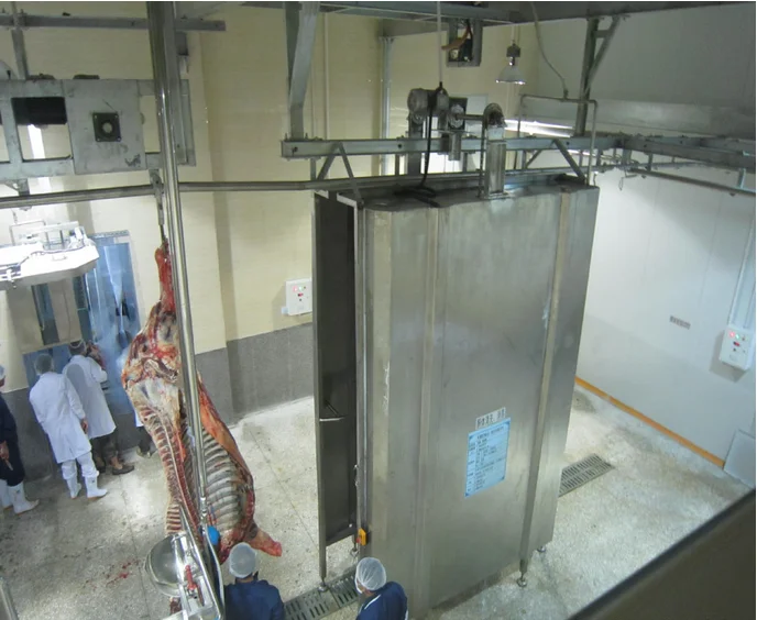 Halal cattle slaughtering machine with deboning and cutting machine for cattle slaughterhouse