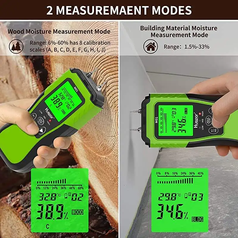 Mastech MS6900 Digital Wood Timber Moisture Meter Tester