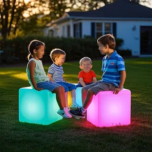 Light up Party / Glow Party Pack Led Decoration Cube Light (cb400)